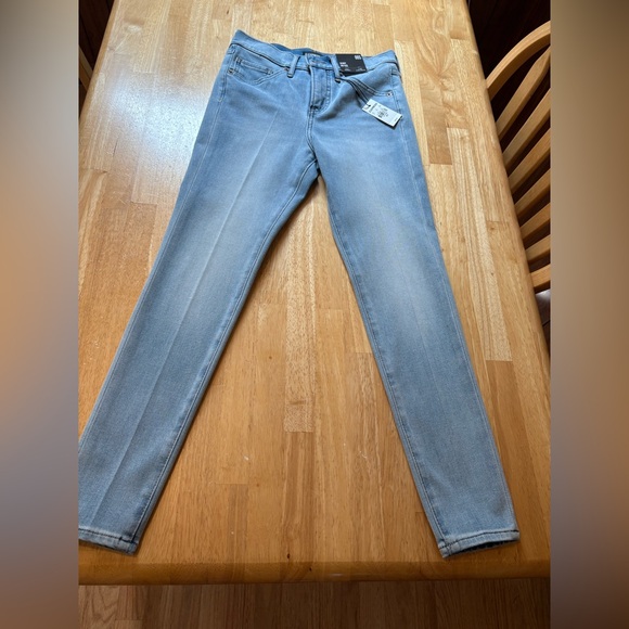 Express Light Blue Women's Skinny Jeans - Picture 1 of 9